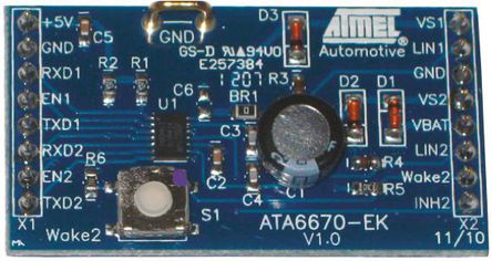 Atmel - ATA6670-EK - ATA6670 LIN transceiver Development Kit		