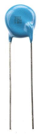 Murata - DHRE4AD222Z4QB - Murata DHR ϵ 2.2nF 7.5 kV ֱ Z5U ͨ մɵ (SLCC) DHRE4AD222Z4QB, -20 to +80%ݲ		