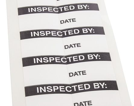 RS Pro - TLB8003A10 - RS Pro TLB8003A10 140װ Ԥӡճǩ, 38mm, 15mm Inspected By		