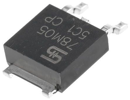 Taiwan Semiconductor - TS78M05CP ROG - Taiwan Semiconductor TS78Mxx ϵ TS78M05CP ROG ѹ,  35 V, 5 V, 4%ȷ, 500mA, 3 TO-252		