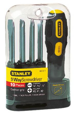Stanley Tools - 62-511-22 - Stanley Tools 9װ ɻ һ֣Phillips ʮͷ ˿׼ 62-511-22		