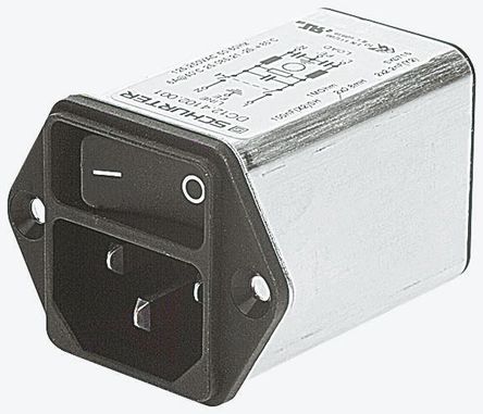 Schurter - DC12.2102.001 - Schurter 尲װ C14 IEC ˲ ͷ DC12.2102.001, 2A, 250 V 		