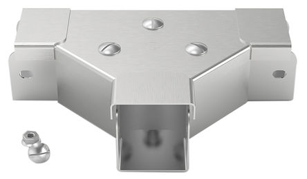 RS Pro - S11 50-50 - RS Pro Stainless Steel ϵ 304  ߲ǰͨͷ T Ӻϵǰ S11 50-50, 50 x 50mm		