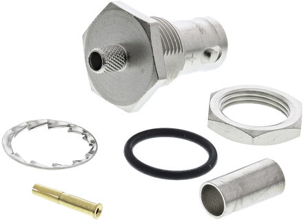 Telegartner - J01001A1379 - Telegartner 50 ֱ 尲װ ĸ BNC  J01001A1379, 0  4GHz, ѹ ˽, RG58 C/U, 		