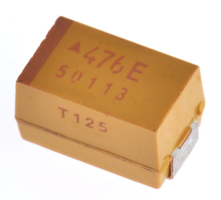 AVX - TPSE476K025R0125 - AVX TPS ϵ 47F 10% SMD  TPSE476K025R0125, 25 V ֱ, 7343-43 װ, 125m ESR, +125C		