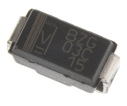 Vishay - BZG03C15TR - Vishay BZG03C15TR · ɶ, 15V 6% 3 W, 2 DO-214ACװ		