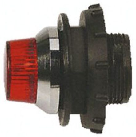 Tranilamp - MXC RED - Tranilamp LED 尲װ ָʾ͸ MXC RED, ɫ ƽ͸, 17mm͸ֱ		