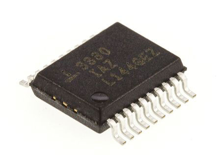 Intersil - ICL3222CAZ - Intersil ICL3222CAZ 500kbps ·շ, RS-232ӿ, 2-TX 2-RX 2-TRX, 3.3 V5 VԴ, 20 SSOPװ		