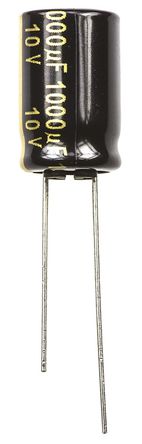 Panasonic - EEUFM1A102 - Panasonic FM ϵ 10 V ֱ 1000F ͨ  EEUFM1A102, 20%ݲ, +105C		