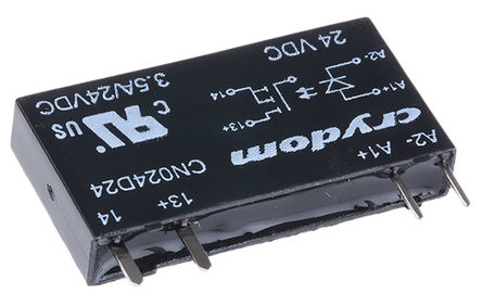 Crydom - CN024D24 - Crydom 3.5 A PCBװ ̵̬ CN024D24, 㽻л, 24 V ֱ		