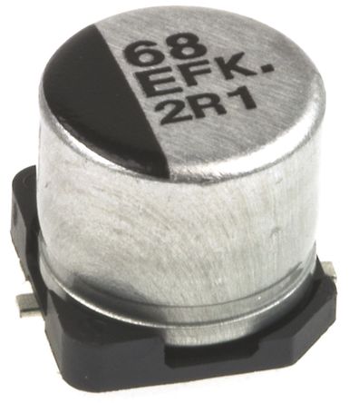 Panasonic - EEEFK1E680P - Panasonic FK SMD ϵ 25 V ֱ 68F SMD  EEEFK1E680P, 20%ݲ, +105C		