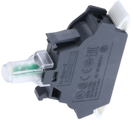 Schneider Electric - ZBVB15 - Schneider Electric XB4 XB5 ϵ  ZBVB15, 24 V /ֱ, ɫ LED, ݶӶ		