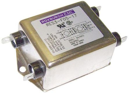 Roxburgh EMC - RES3F05 - Roxburgh EMC RES3 ϵ 5A 250 V /ֱ ̰װ RFI ˲ RES3F05, װƬӶ		