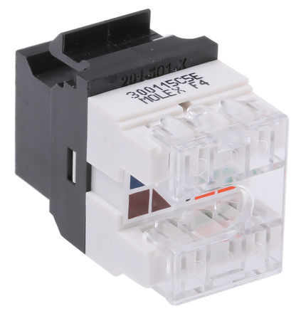 Molex Premise Networks - KSJ-00032-BK - Molex Premise Networks 8 ˿ Cat5e RJ45  KSJ-00032-BK, UTP 		