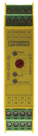 Phoenix Contact - 2981800 - Phoenix Contact PSR-SCP ϵ ˫ͨ ȫ̵ 2981800, 24 V ֱԴ, 2 ȫ, 2 		