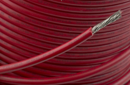 Alpha Wire - 3057 RD005 - Alpha Wire 30m ɫ 16 AWG UL1007 о ڲߵ 3057 RD005, 1.32 mm2 , 26/0.25 mm оʾ, 300 V		