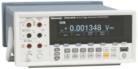 Tektronix - DMM4050 - Tektronix DMM4050 台式 1000V ac, 10A ac 数字万用表, 测量10 Ω → 1 GΩ, 测量1 nF → 100 mF, 测量-200 → +600 °C		