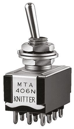 KNITTER-SWITCH - MTA 406 T - KNITTER-SWITCH ĵ˫ л MTA 406 T, ͨ-Ͽ-ͨ, 4 A @ 30 V ֱ		