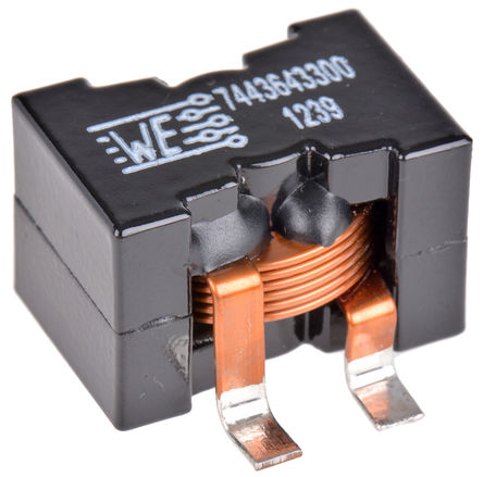 Wurth Elektronik - 7443643300 - Wurth WE-HCF ϵ  MnZnо 33 H Ƭ 7443643300, 15%ݲ, 30A Idc, 2.4mֱ, 2818װ		