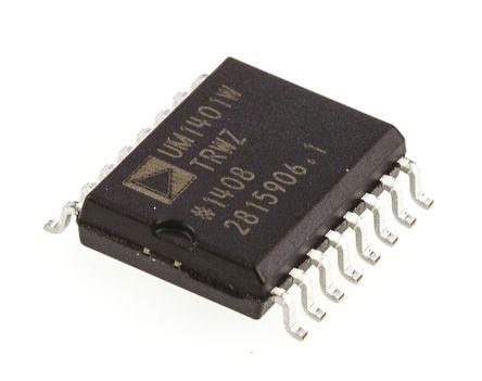 Analog Devices - ADUM1401WTRWZ - Analog Devices ADUM1401WTRWZ 4ͨ�� ���ָ�����, 2.5 kV�����ѹ, 16�� SOIC		