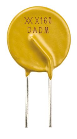 Littlefuse - RXEF160 - Littlefuse 1.6A  ߵ PCB ̶ɸλ۶ RXEF160, 1.9W, 72V, 16.3 x 3 x 20.8mm		