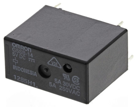Omron - G5SB145DC - Omron G5SB145DC ˫ PCB װ Ǳ̵, 5V dc		