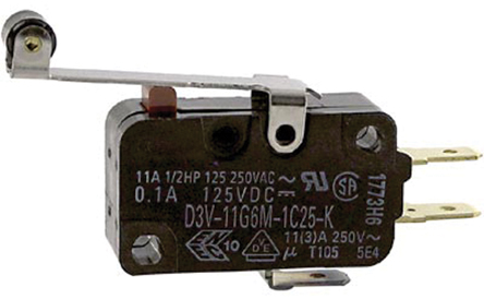 Omron - D3V-11G6-1C25-K - Omron D3V-11G6-1C25-K ˫ ڸ ΢, 11 A @ 250 V 		