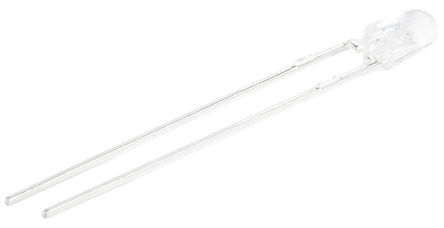 Broadcom - HLMP-K105 - Broadcom ɫ (637 nm ) LED HLMP-K105, 1.8 V, 65 mcd, 45 ӽ 3mm (T-1) ͨ		