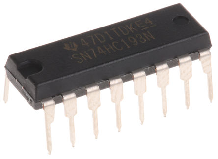 Texas Instruments - SN74HC193N - Texas Instruments 4λ   SN74HC193N, , ˫, 2  6 VԴ, 16 PDIPװ		