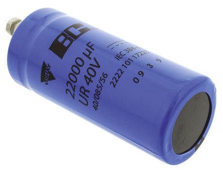 Vishay - MAL210117223E3 - Vishay 101 PHR-ST ϵ 40 V ֱ 22000F  MAL210117223E3, 20%ݲ, 20m(ֵ), +85C		