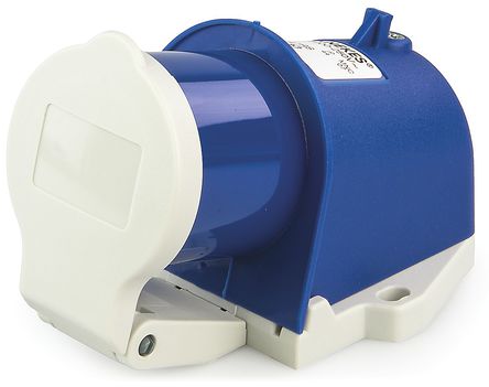 Mennekes - 847 - Mennekes PowerTOP ϵ ɫ 3P ҵԴ ֱ ڹʽ  847, 16A, 230 V, IP44		