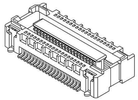 Molex - 500913-0302 - Molex SLIMSTACK ϵ 2 30· ֱ 0.4mmھ װ ӡˢ· 500913-0302, Ӷ˽, ԰		