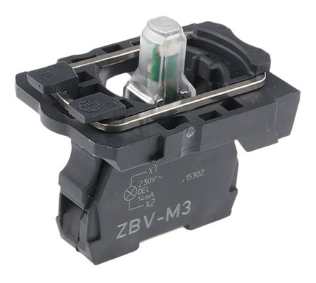 Schneider Electric - ZB5AVM3 - Schneider Electric XB5 ϵ  ZB5AVM3, 230  240 V , ɫ LED, ݶӶ		
