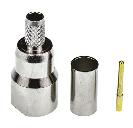 TE Connectivity - 1-1337550-0 - TE Connectivity 1-1337550-0 ֱ °װ FME  ͷ, ѹӶ˽, 50 0  2GHz, RG141 A/U, RG303/U, RG58 C/U		