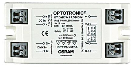 Osram - OT DMX 3x1 RGB DIM - Osram 3 · DMX  OT DMX 3x1 RGB DIM		