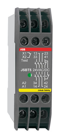 ABB - 2TLA010005R0100 - ABB JSBT5 ϵ ͨ ȫ̵ 2TLA010005R0100, 24 V /ֱԴ, 3 ȫ, 1 		
