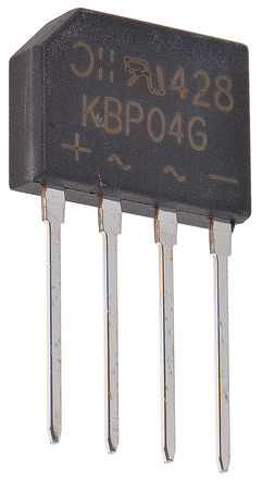 DiodesZetex - KBP04G - DiodesZetex KBP04G  , 1.5A 400V, 4 KBPװ		