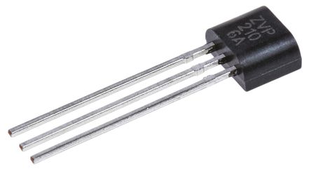 DiodesZetex - ZVP2106A - DiodesZetex Si P MOSFET ZVP2106A, 280 mA, Vds=60 V, 3 E-Lineװ		