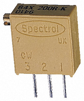 Vishay - M64X504KB40 - Vishay 64X ϵ 1922е ת ͨ ΢ M64X504KB40, Ӷ, 500k 10%, 1/2W		