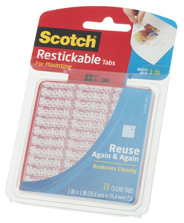 3M - 301717 - 3M ͸ ˫潺ճ, 25m x 25.4mm, 35.8 N/cmճǿ		