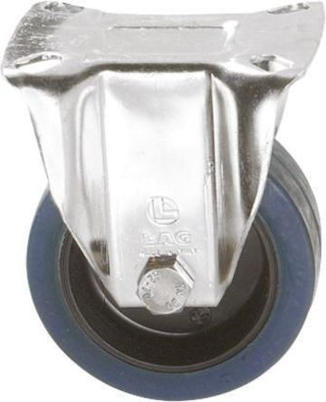LAG - 31328B - Castor,Fixed,125mm dia.S/Steel Forks		