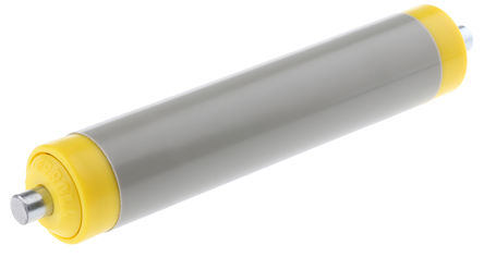 Interroll - 11AYS20C03 - Interroll 聚氯乙烯 (PVC) 圆形 弹簧加载 运输机托辊 20mm x 100mm		