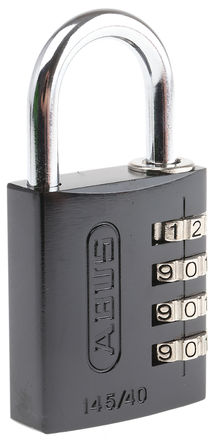 ABUS - 145/40 Black - Abus 34605 145/40 Black ɫ   Ϲ, 6mm 		