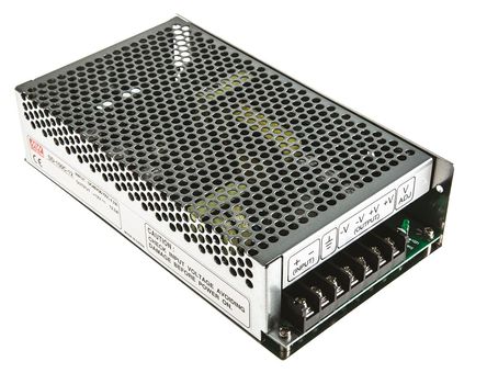 RS Pro - SD-150C-12 - RS Pro 150W ʽֱ-ֱת SD-150C-12, 36  72 V ֱ, 12V dc, 12.5A, 1.5kV acѹ, 79%Ч		