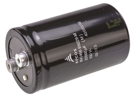 EPCOS - B41456B9229M - EPCOS B41456 ϵ 100 V ֱ 22000F  B41456B9229M, 20%ݲ, 5m(ֵ), +85C		