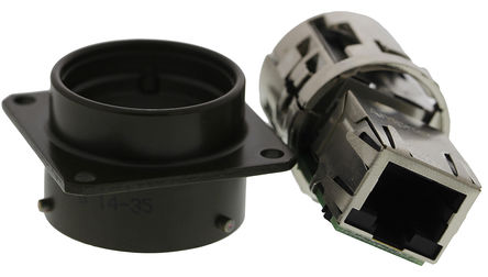 Amphenol - RJF 21 G - Amphenol IP67 尲װ RJ45  RJF 21 G, Cat5e		