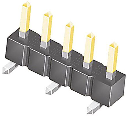 Samtec - TSM-105-01-L-SV - Samtec TSM ϵ 5· 2.54mmھ (1) ֱ Ź TSM-105-01-L-SV, Ӷ˽, 7A, 氲װ		