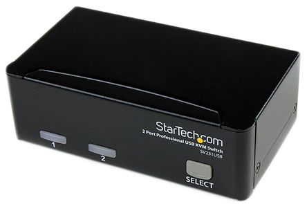 Startech - SV231USBGB - Startech KVM 切换器 SV231USBGB, 2端口, USB, VGA		