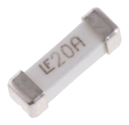 Littelfuse - 0456020.ER - Littlefuse 20A FF۶ ɸλ̶۶ 0456020.ER, 10.1 x 3.12 x 3.12mm, 125V ac		