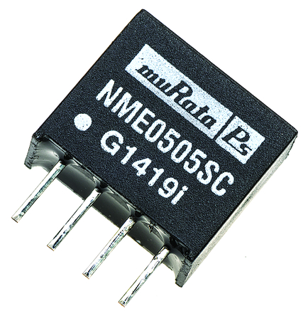 Murata Power Solutions - NME0505SC - Murata Power Solutions NME ϵ 1W ʽֱ-ֱת NME0505SC, 4.5  5.5 V ֱ, 5V dc, 200mA, 1kVѹ, 69%Ч		